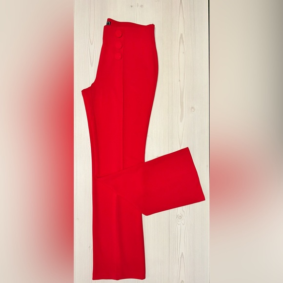 Size 14 NYCC Red Dress Pants - Picture 3 of 5